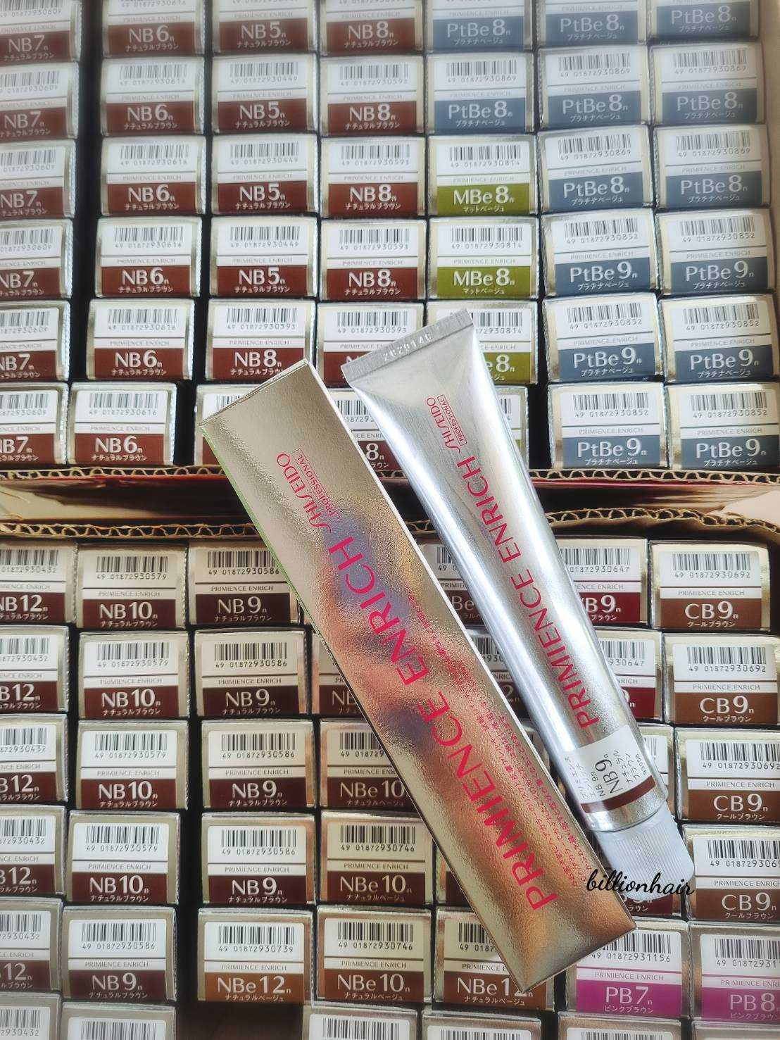 Shiseido Premience enrich 80ml สีย้อมผมปกปิดผมขาว เม้ดสีแน่น ให้ผมนุ่มสีเปล่งประกายโทนสีผิวเอเชีย