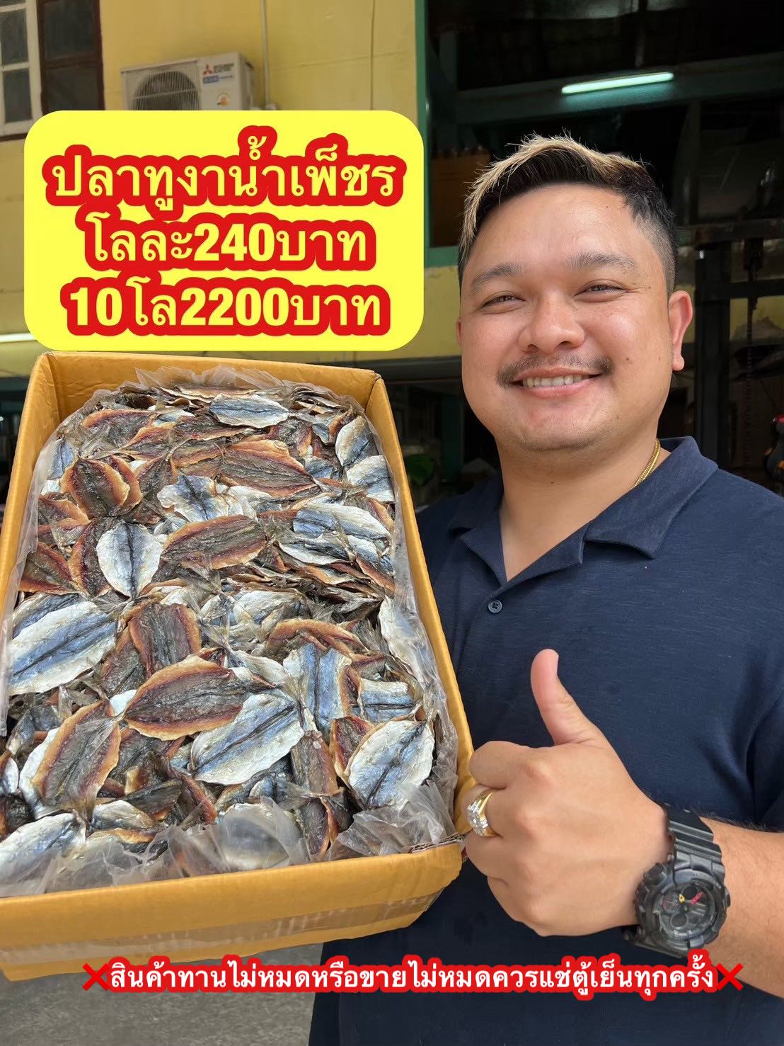 ปลาทูหวานไม่งาเอ ขนาด500กรัม