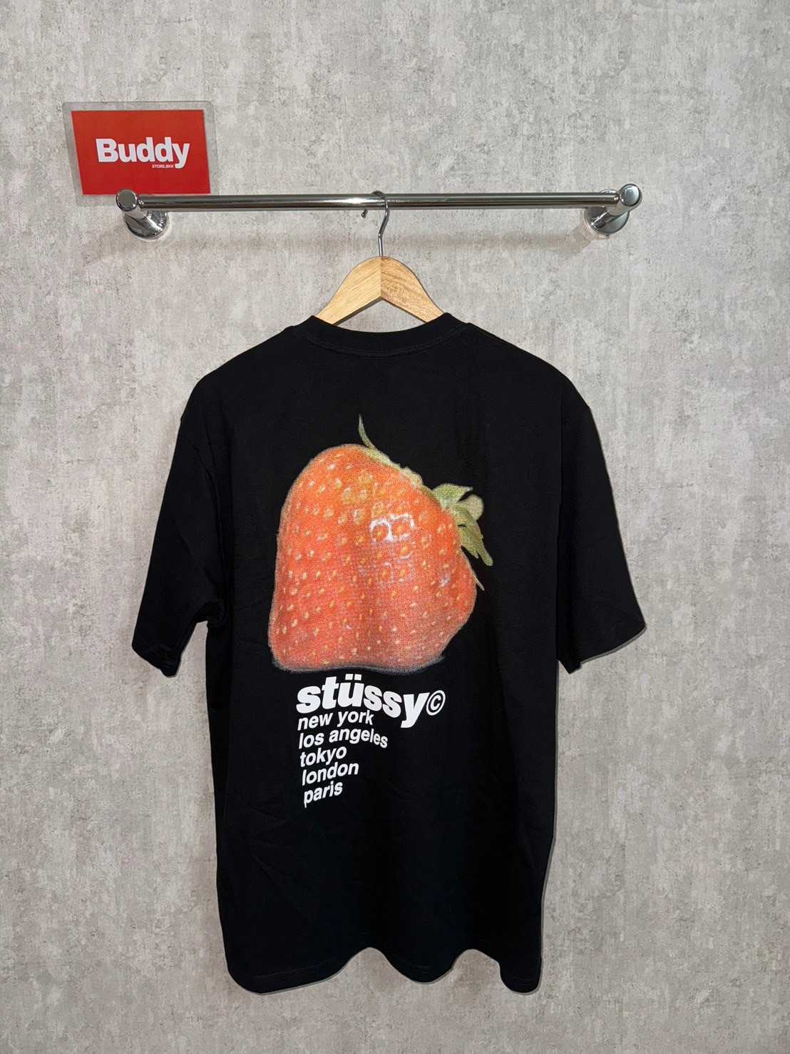Stussy US Strawberry (Black)