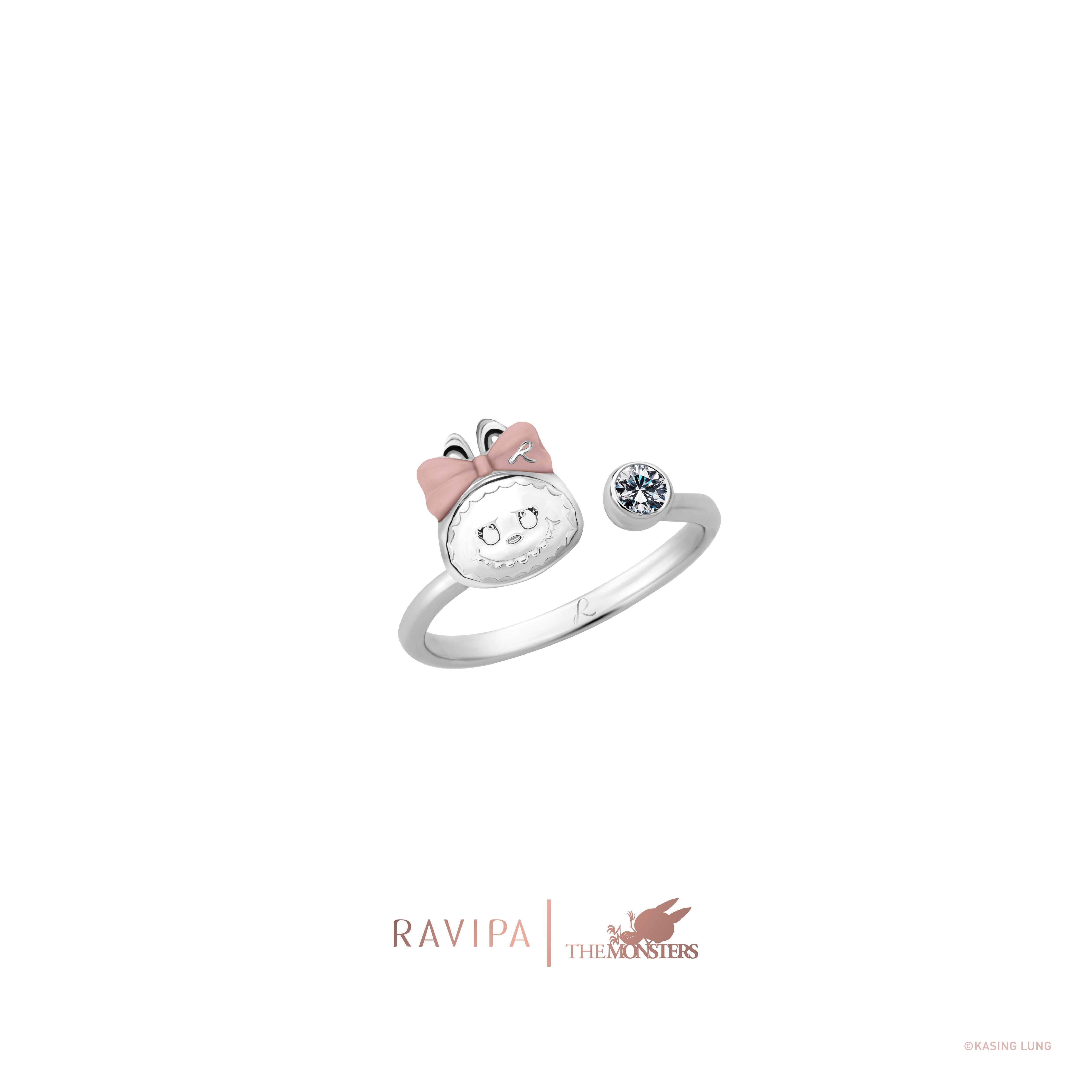 Labubu Baby Infinity Diamond Ring