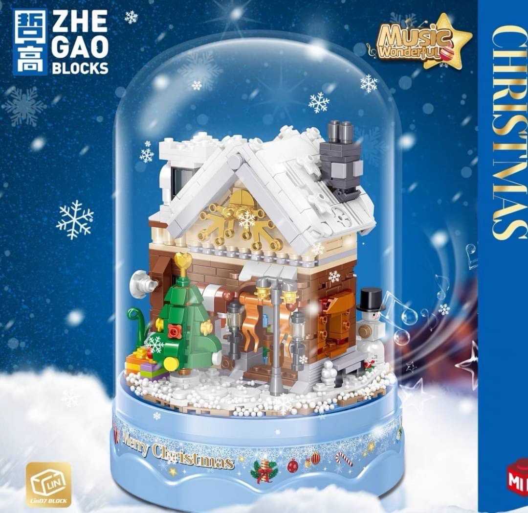 X'MAS LEGO CHRISTMAS SANTA AND RAINDEER