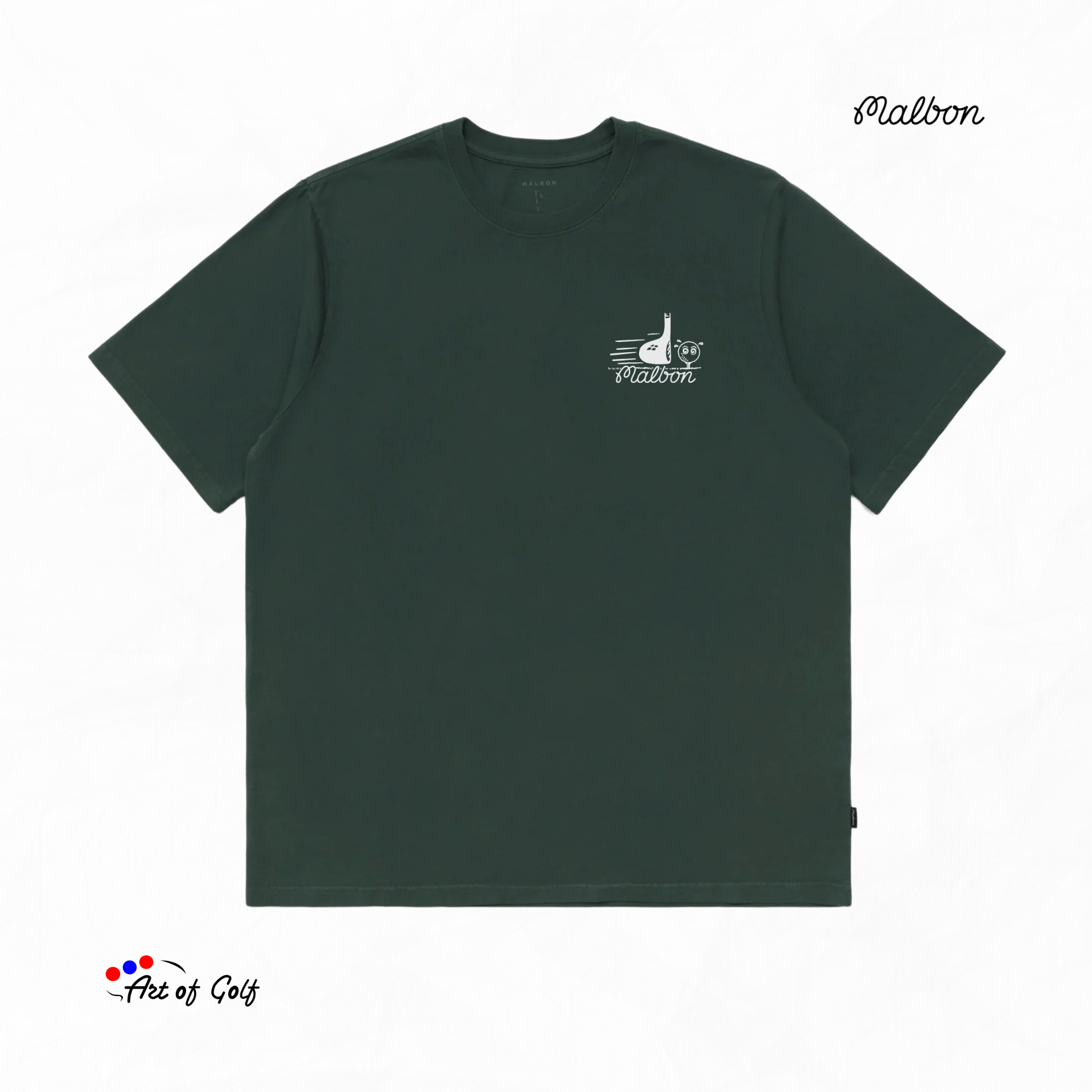 Malbon Men’s Punch Shot T-Shirt - (Green)