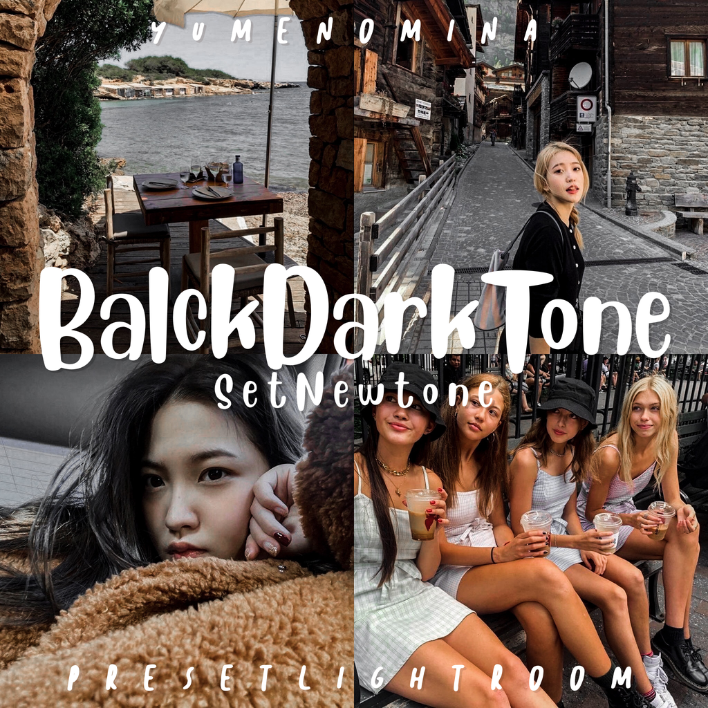 BLACKDARKTONE — ꒰Set NewToneสั่งซื้อแยก꒱ PRESET LIGHTROOM