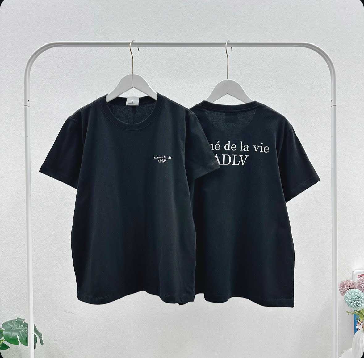 พร้อมส่ง  ADLV Women' Basic Logo T-Shirt ( Black )