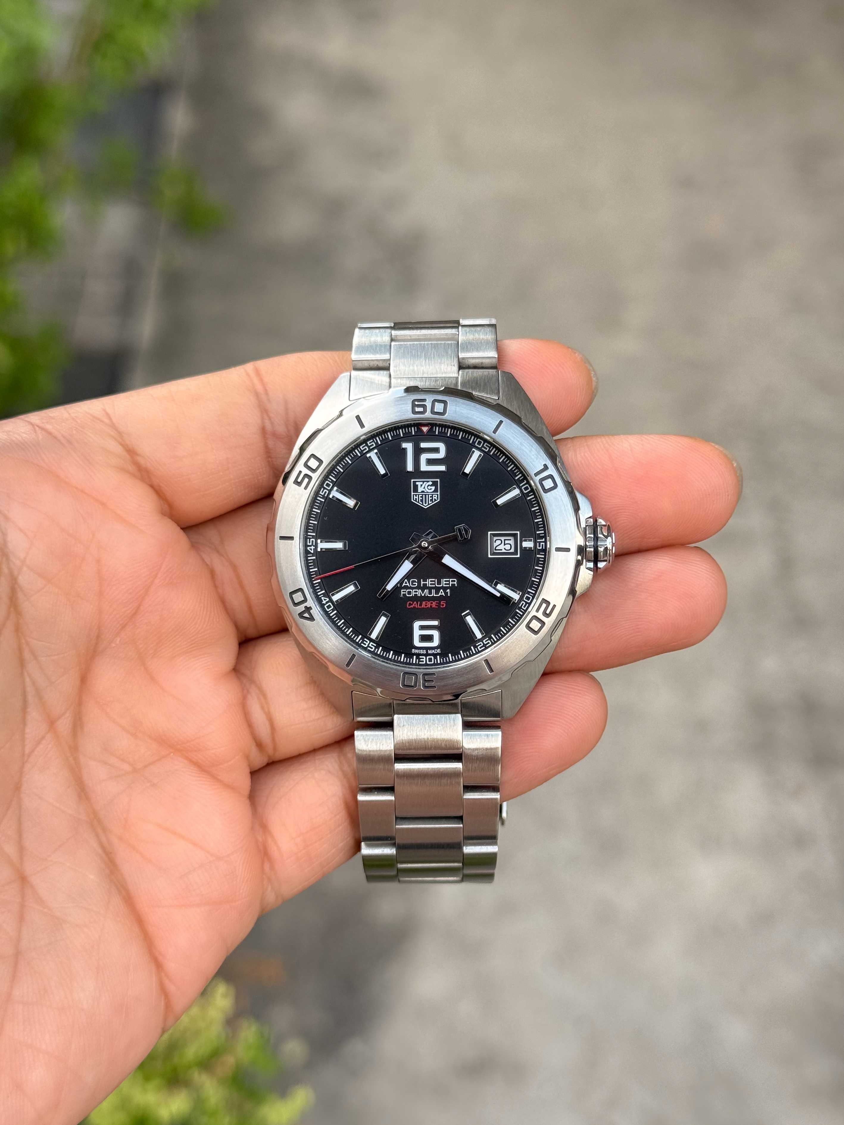 Tag Heuer F1 Automatic Calibre 5 King Size Black Dial