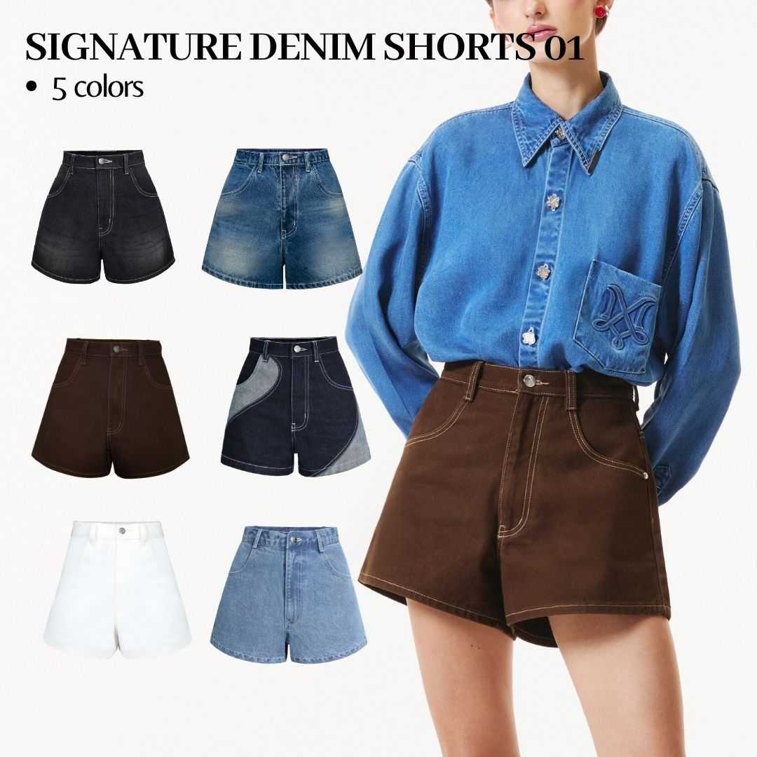 Merge Official - Signature Denim Shorts 01 (พร้อมส่ง)(สีใหม่เปิดขาย 1 Nov 12.00)