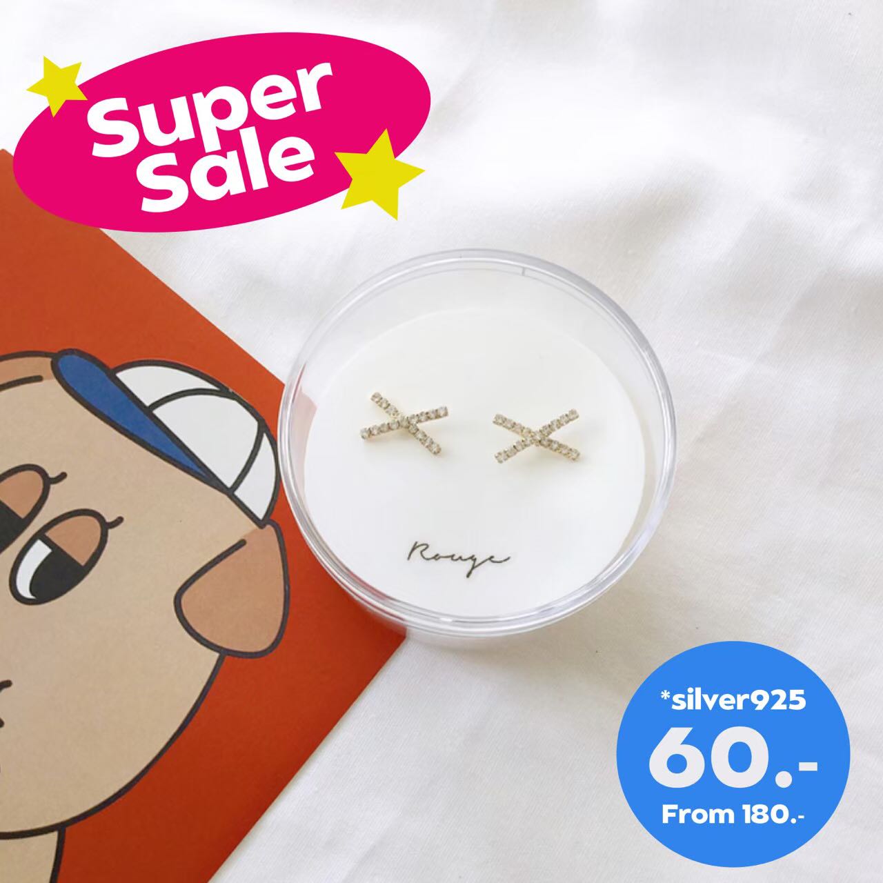 Crystal Gold X  (Silver 925 เงินแท้)