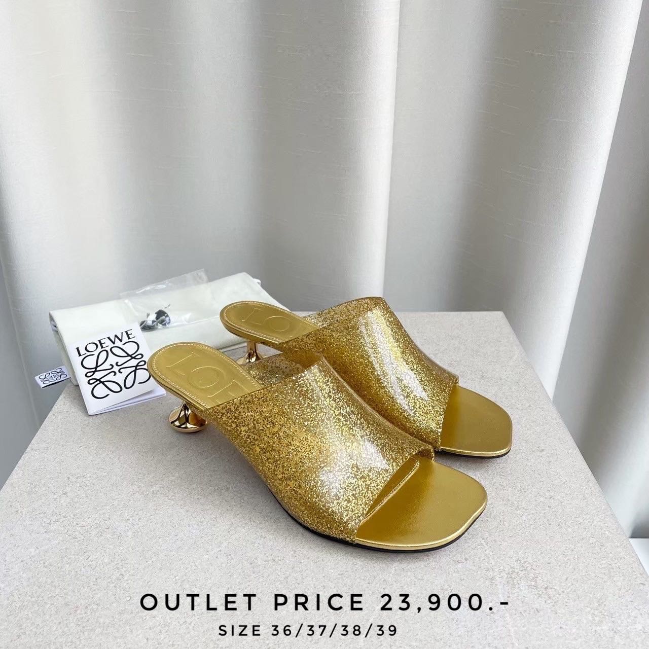 Loewe Toy Rubber Slide / gold