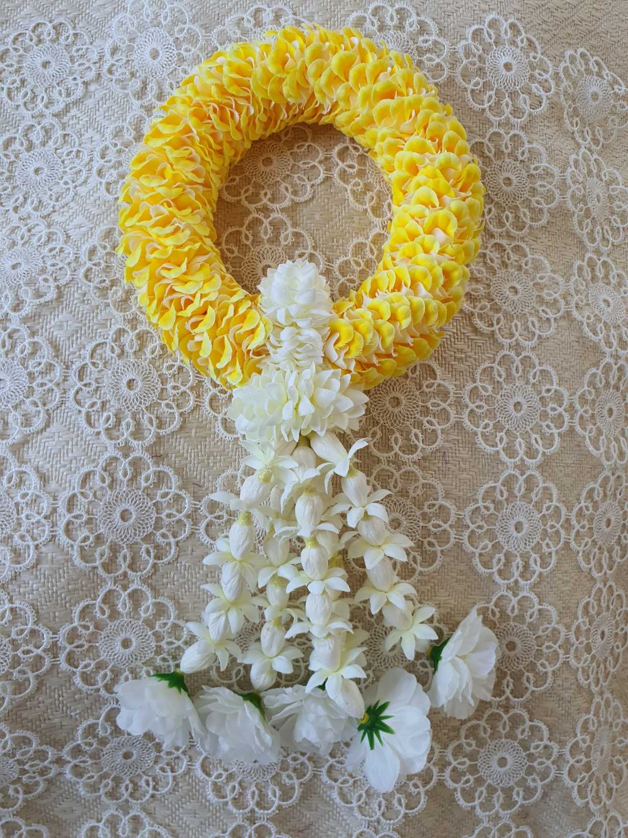 มาลัยเหลือง อุบะดอกมะลิ ไซส์ L