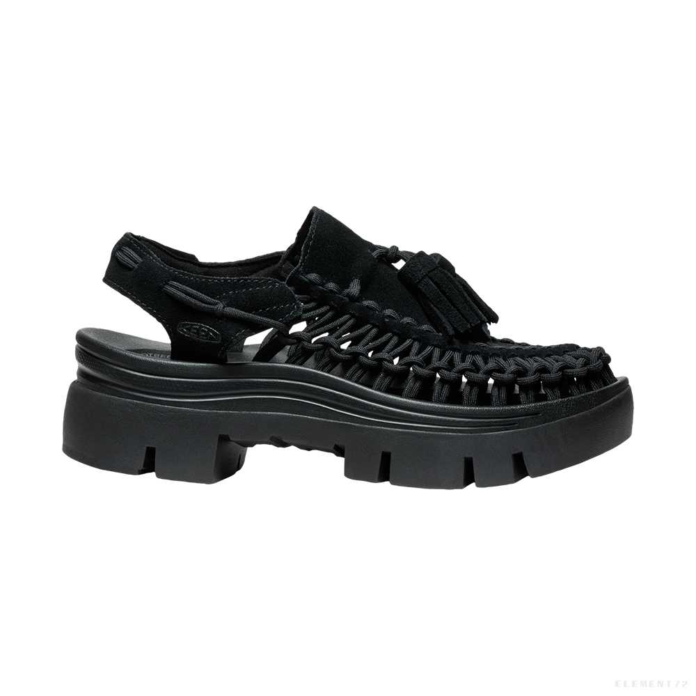 Keen รองเท้า All Gender UNEEK PLT TASSELL (BLACK/BLACK)