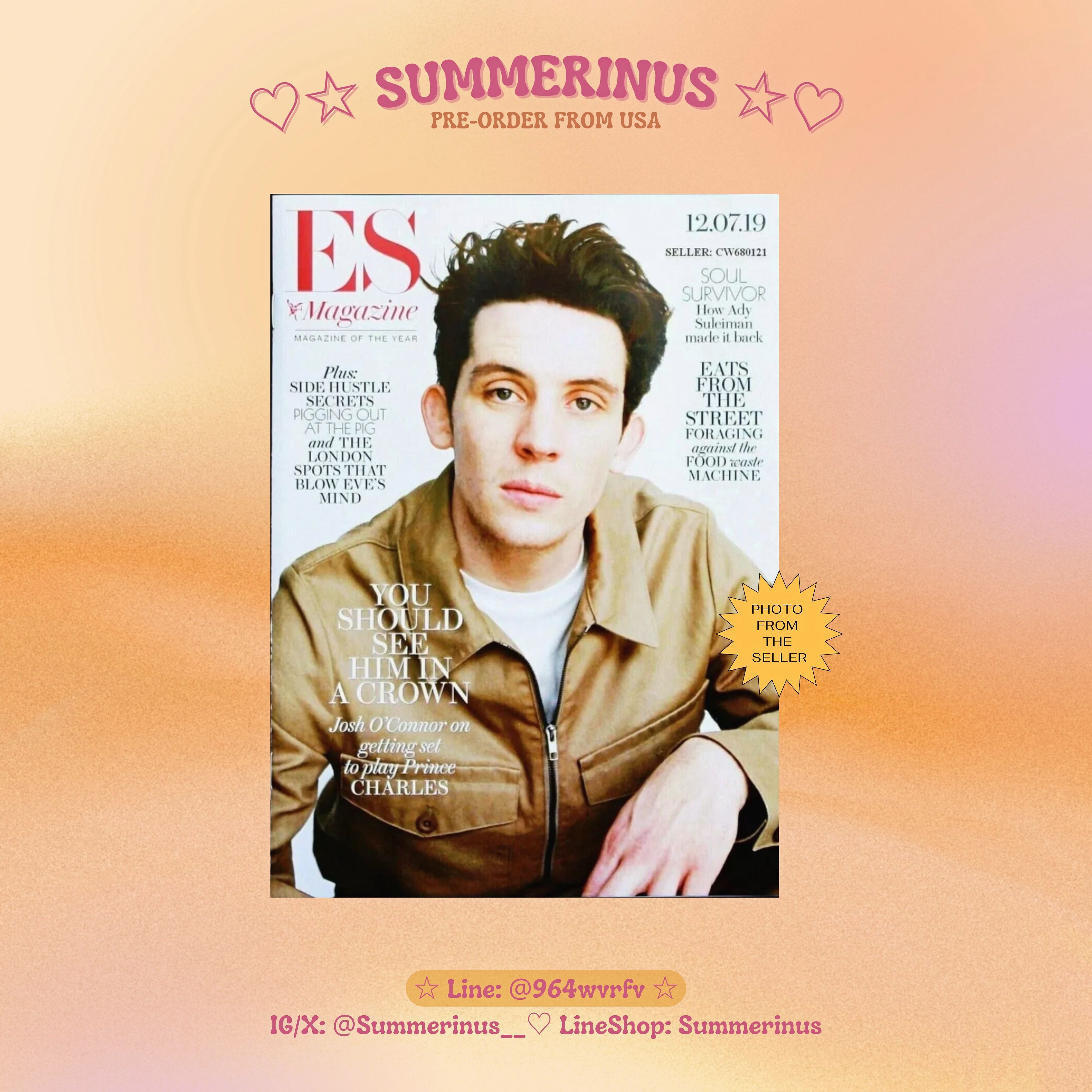 ES Magazine 🌞 Josh O’Connor 💌 July 2019