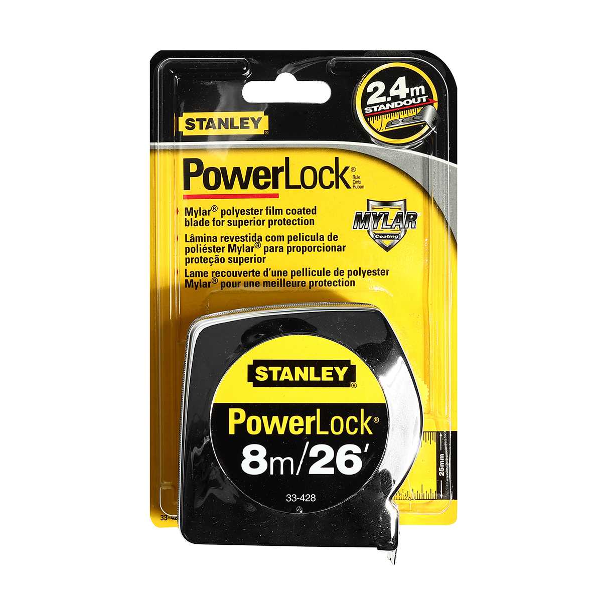 STANLEY ตลับเมตร รุ่น PowerLock 8M (33-428)