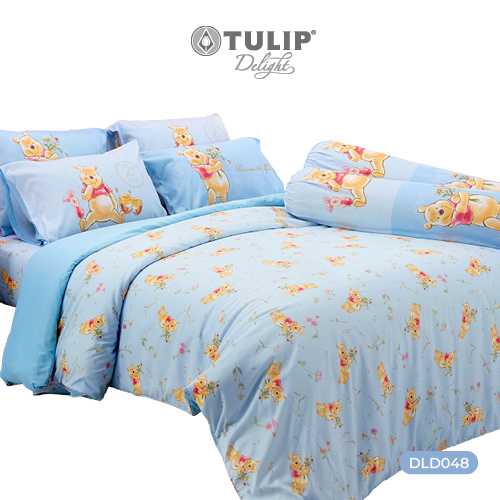 ชุดเครื่องนอนทิวลิปดีไลท์ดิจิตอลปริ้นท์ DLD048 Pooh หมีพูห์