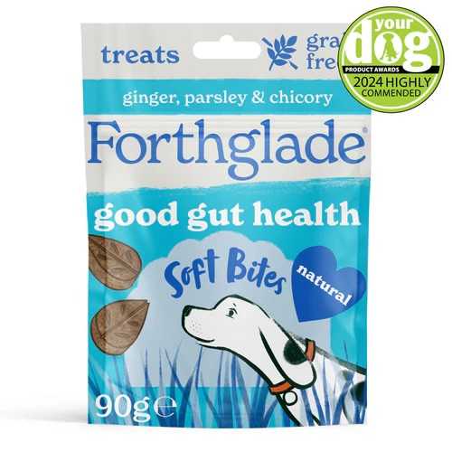 (พร้อมส่ง) Forthglade - Digestive Health Soft Bites With Parsley, Ginger & Chicory (90 g.)