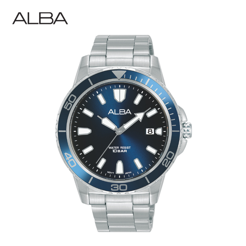 ALBA นาฬิกาข้อมือ Sportive Quartz รุ่น AS9U11X ขนาด 42 mm.