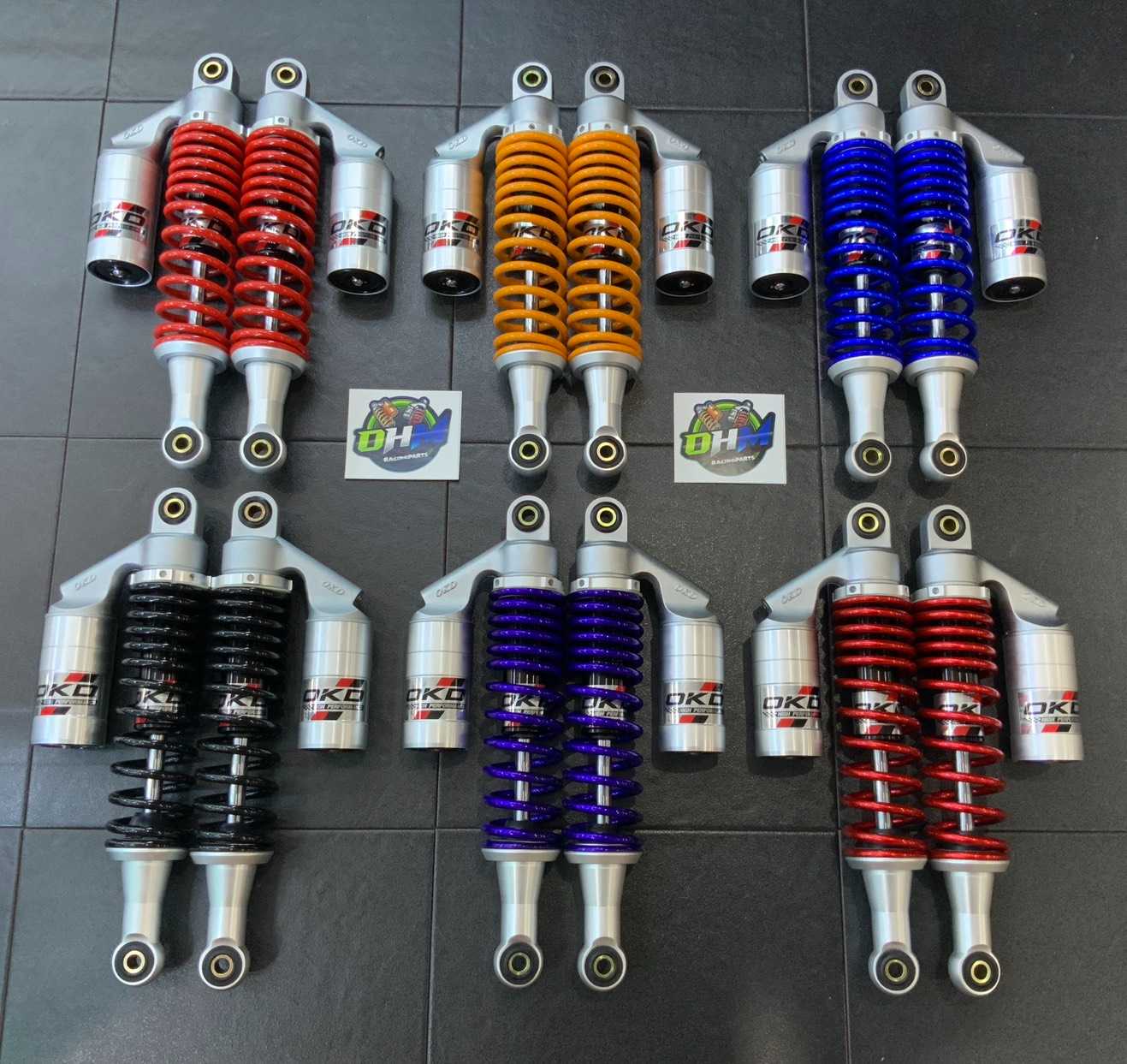 OKD รุ่น Hilux สำหรับใส่ เวฟ สูง320มิล สามารถปรับนิ่มเเข็งที่สปริงได้ ประกัน6เดือน