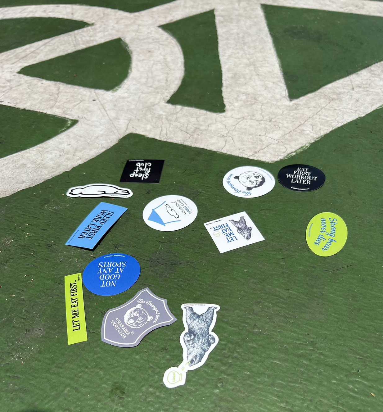 Not good at any sports, Sticker set