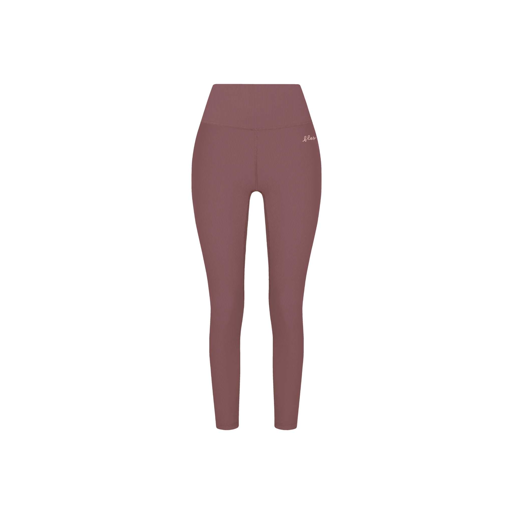 Palette Back-Pocket Wide Ribbed Leggings (Sweet Potato) - The Flos Club