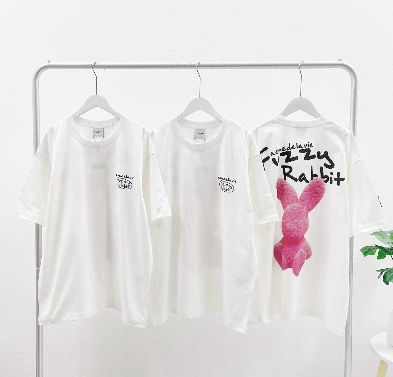 ADLV Doodle Rabbit Short Sleeve Tshirt (White)