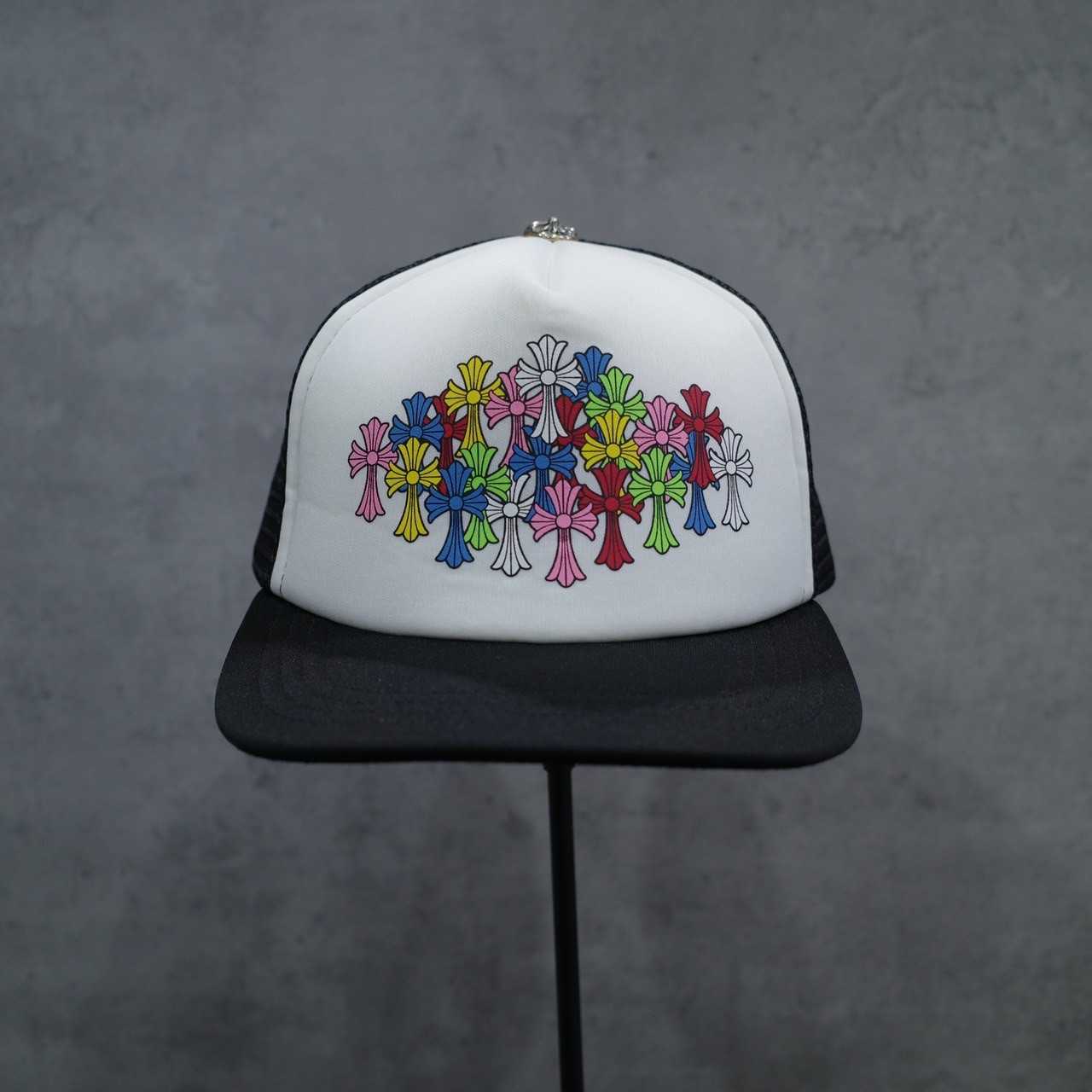 CHROME HEARTS MULTICROSS TRUCKER CAP