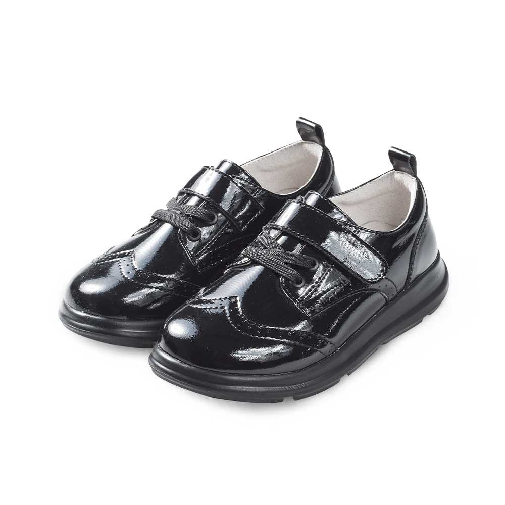 Pre-Autumn  2-6 ขวบ (NL-A212073-BK) รองเท้าสีดำเงา