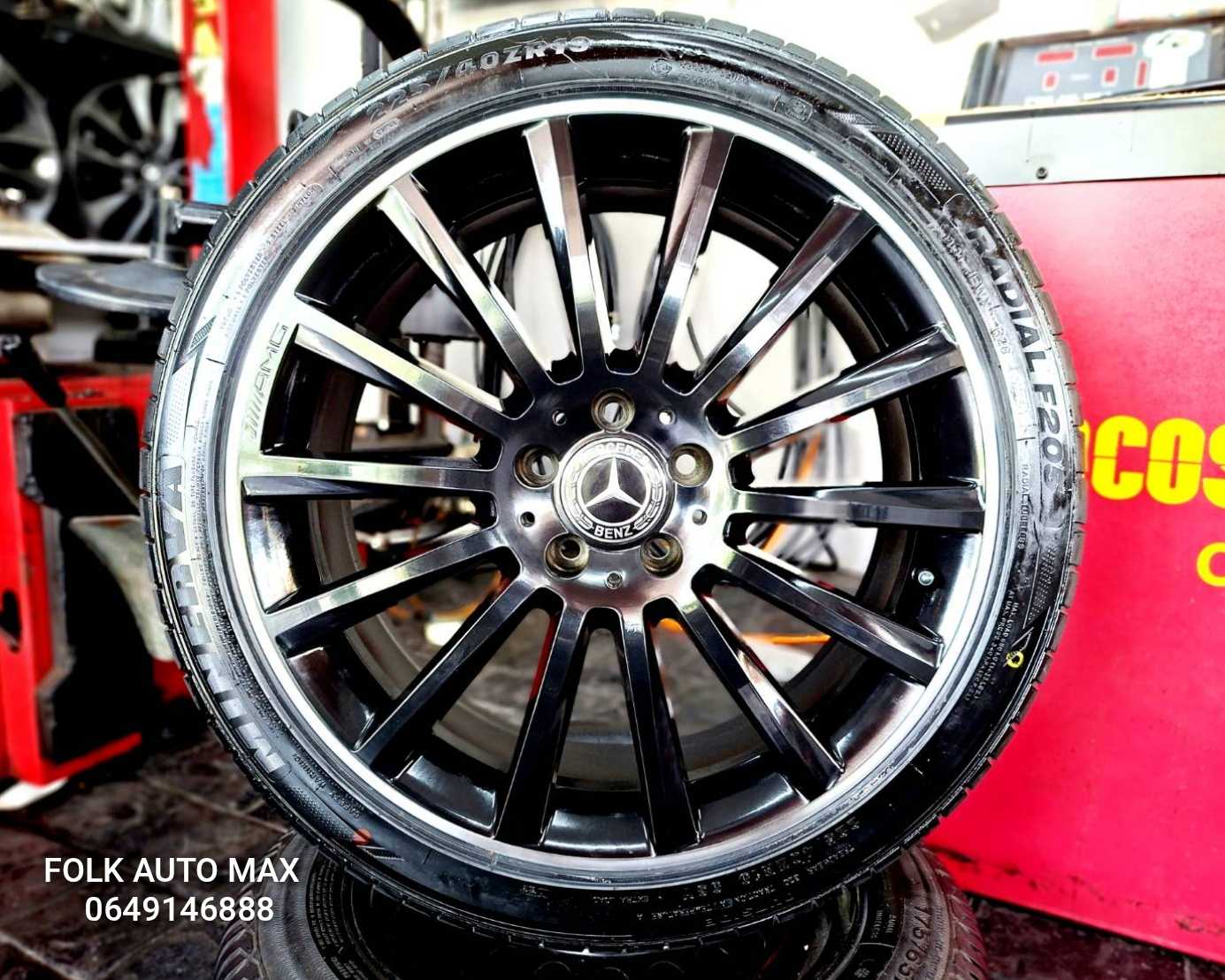 ปี 25 ล้อ Mercedes Benz แท้ ขอบ 19 C Class หน้า7.5J ET44 หลัง8.5J ET52  1624468  97771267  91155568