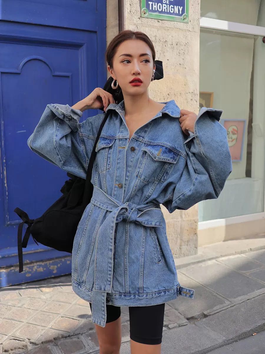 11:11 sale สูทยีนส์ trench suits