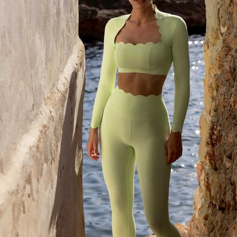 WISKII 7/8 HIGH-WAIST ENERGY LEGGING - MATCHA