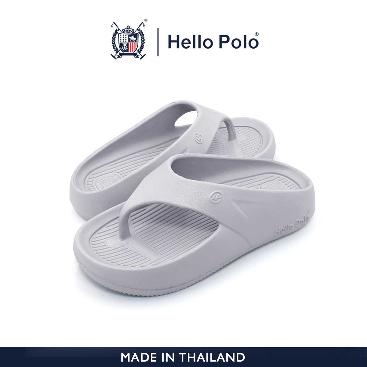 Hello Polo รองเท้าแตะ แตะหูหนีบ รุ่น HP8038 สำหรับผู้หญิง เสริมส้น แฟชั่น กันลื่น Size 36-45