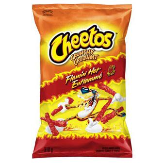 Cheetos Flamin' Hot Crunchy Cheese Snack 226g