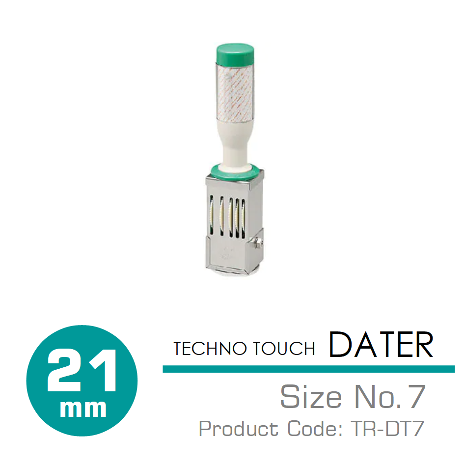 SANBY ตรายางลงวันที่ เทคโนทัชเดเตอร์#7 เฉพาะด้าม TECHNO TOUCH DATER No.7 (TR-DT7)