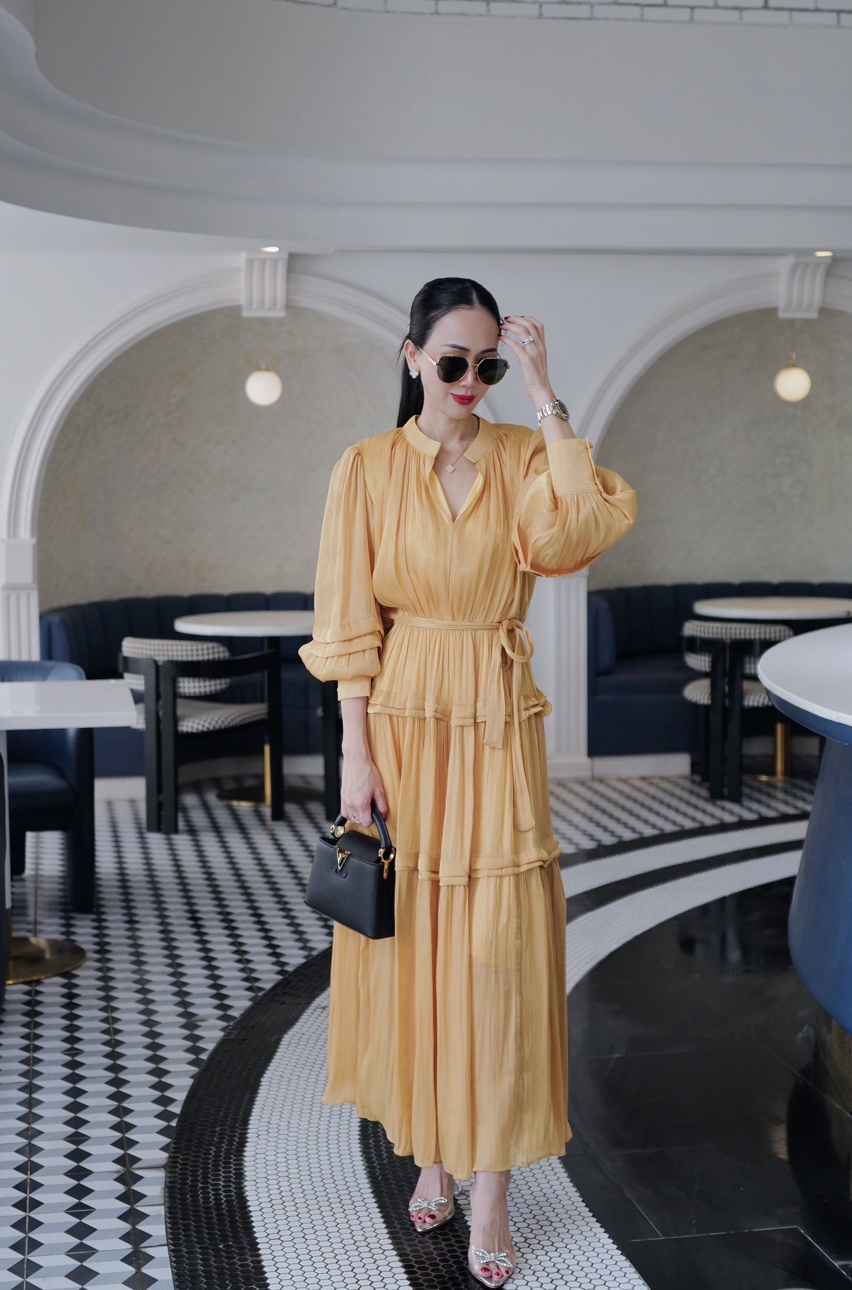 📌พร้อมส่ง…CHIFFON COTTON DRESS พร้อมสายผูกเอว