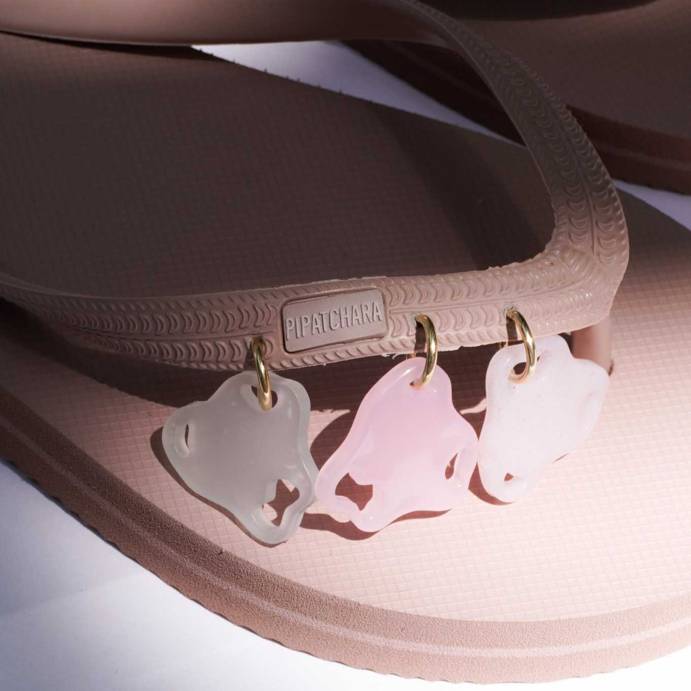 (PRE-ORDER) Infinitude Flip Flops - Nude (Jellyfish)