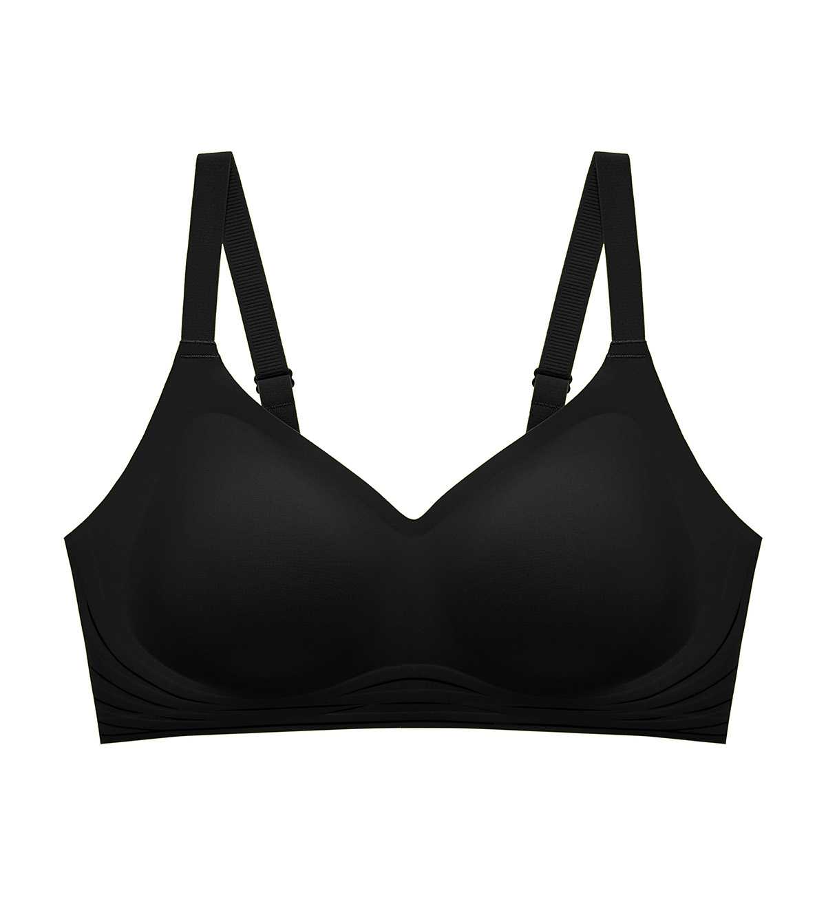 Triumph 10221340 Zone Easy P 01 0004 เสื้อชั้นในไม่มีโครง รูปแบบ smart size สีดำ