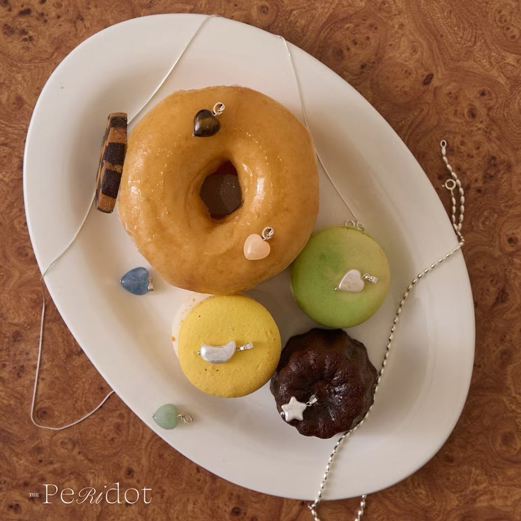 ￼Peri Pendant - จี้หินแท้ จี้มุกแท้ งาน เงิน ความรัก จิตใจ ( Only Pendent )