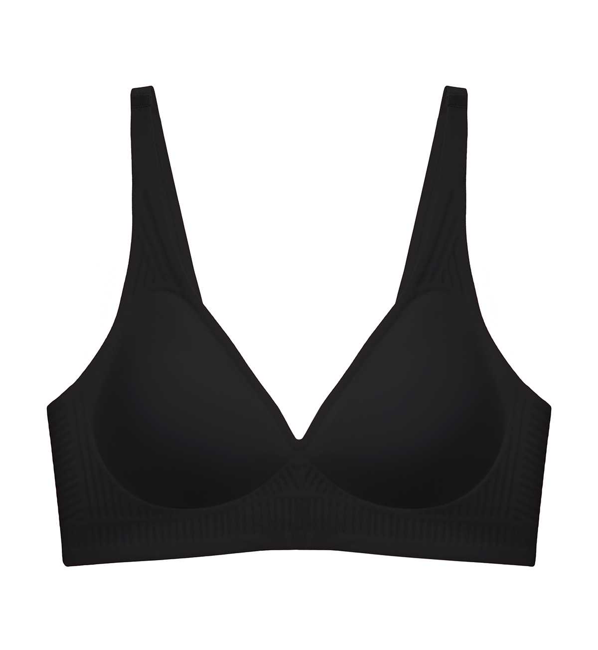 Triumph 10217874 Zone Easy P 0004 เสื้อชั้นในไม่มีโครง สีดำ