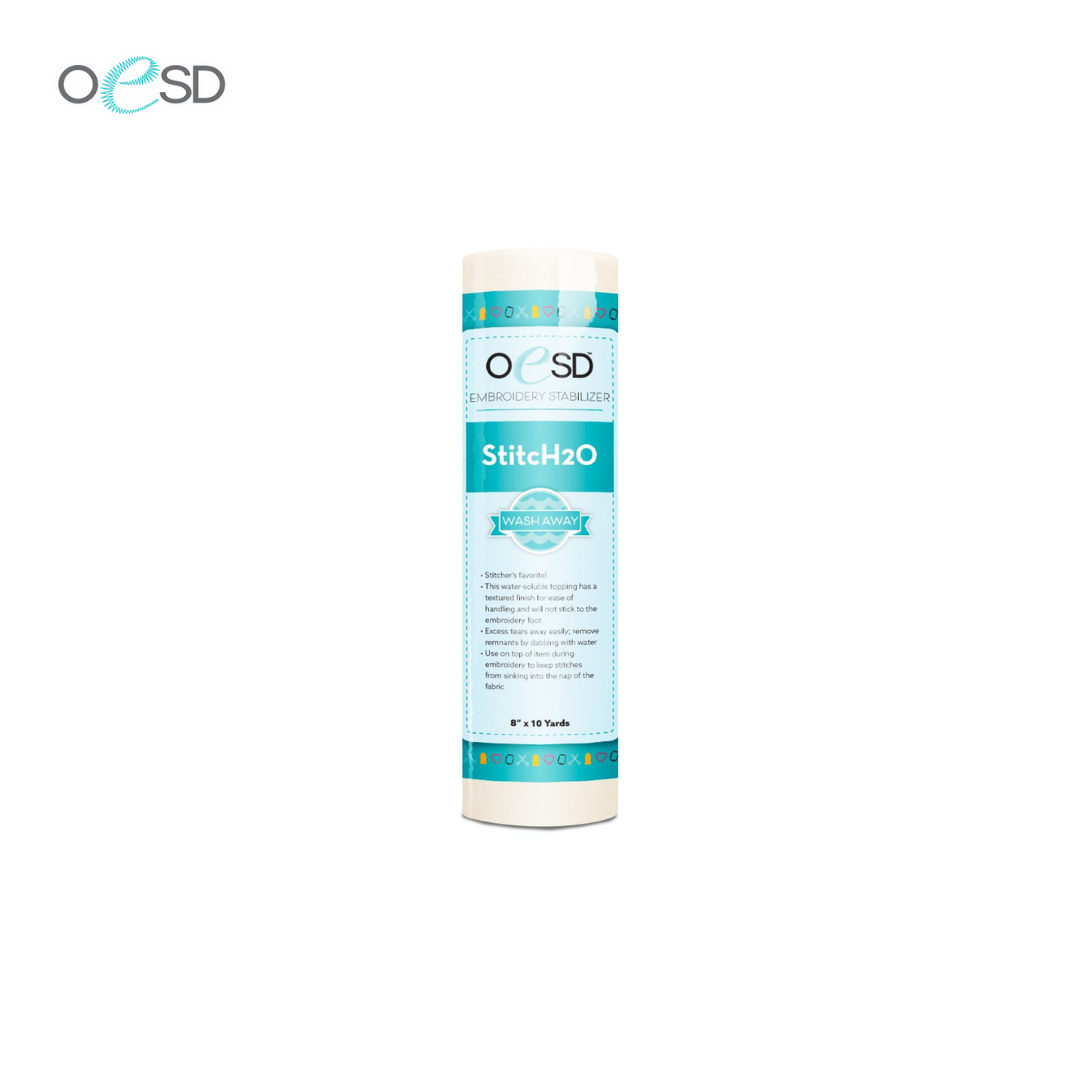StitchH2O Washaway ฟิล์มรองปักแบบละลายน้ำ หน้ากว้าง 8 นิ้ว ( 10 หลา/ม้วน )