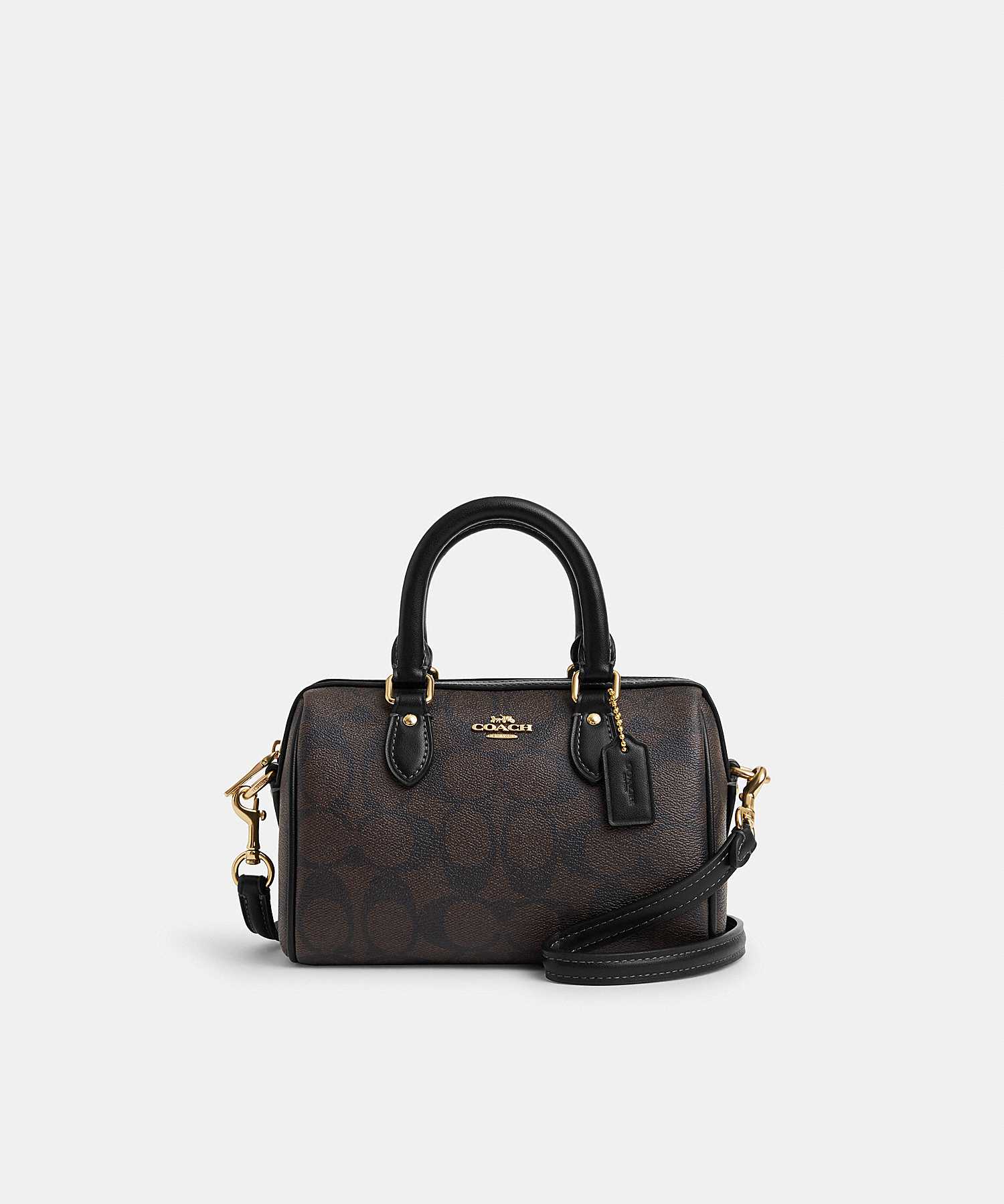 COACH MINI ROWAN CROSSBODY IN SIGNATURE CANVAS CS183 IMAA8