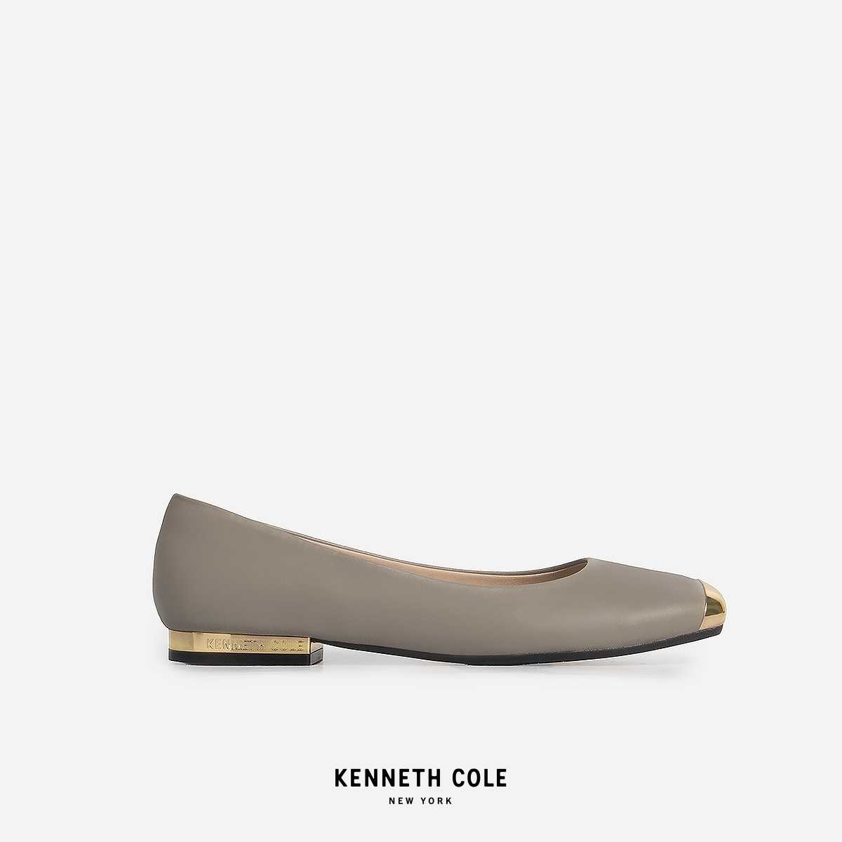 KENNETH COLE x ANNE  รองเท้ารุ่น ASTAIRE FLATS STONE สีเทา ( FLT - KF14077LE-253 )