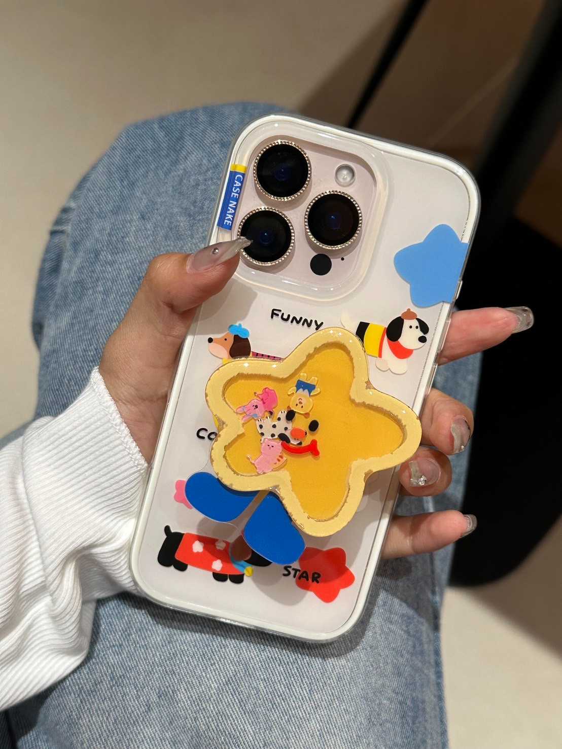 Funny Star Parade iPhone Case