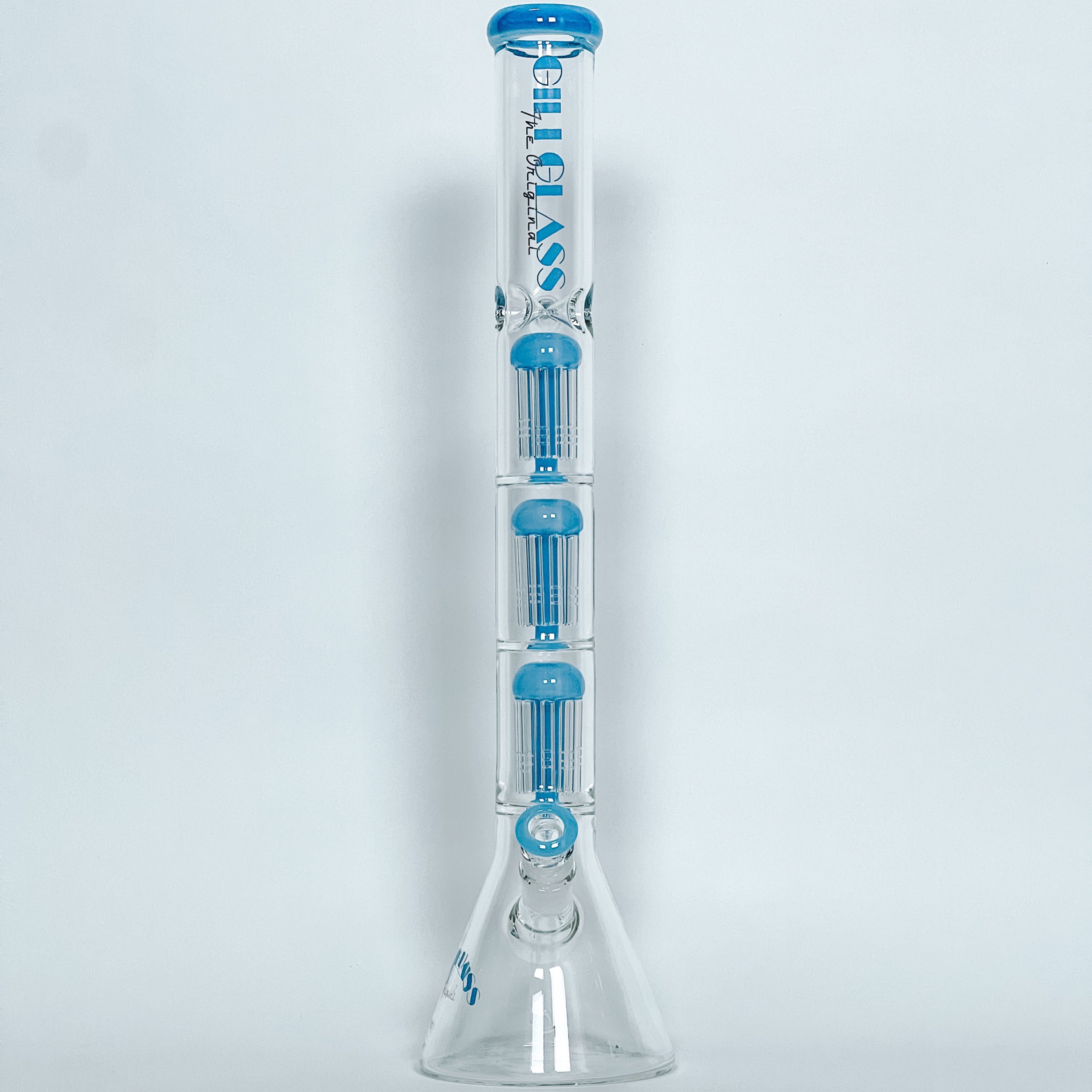 Gili Glass w/Triple Tree Percs Beaker Bong l 55 cm