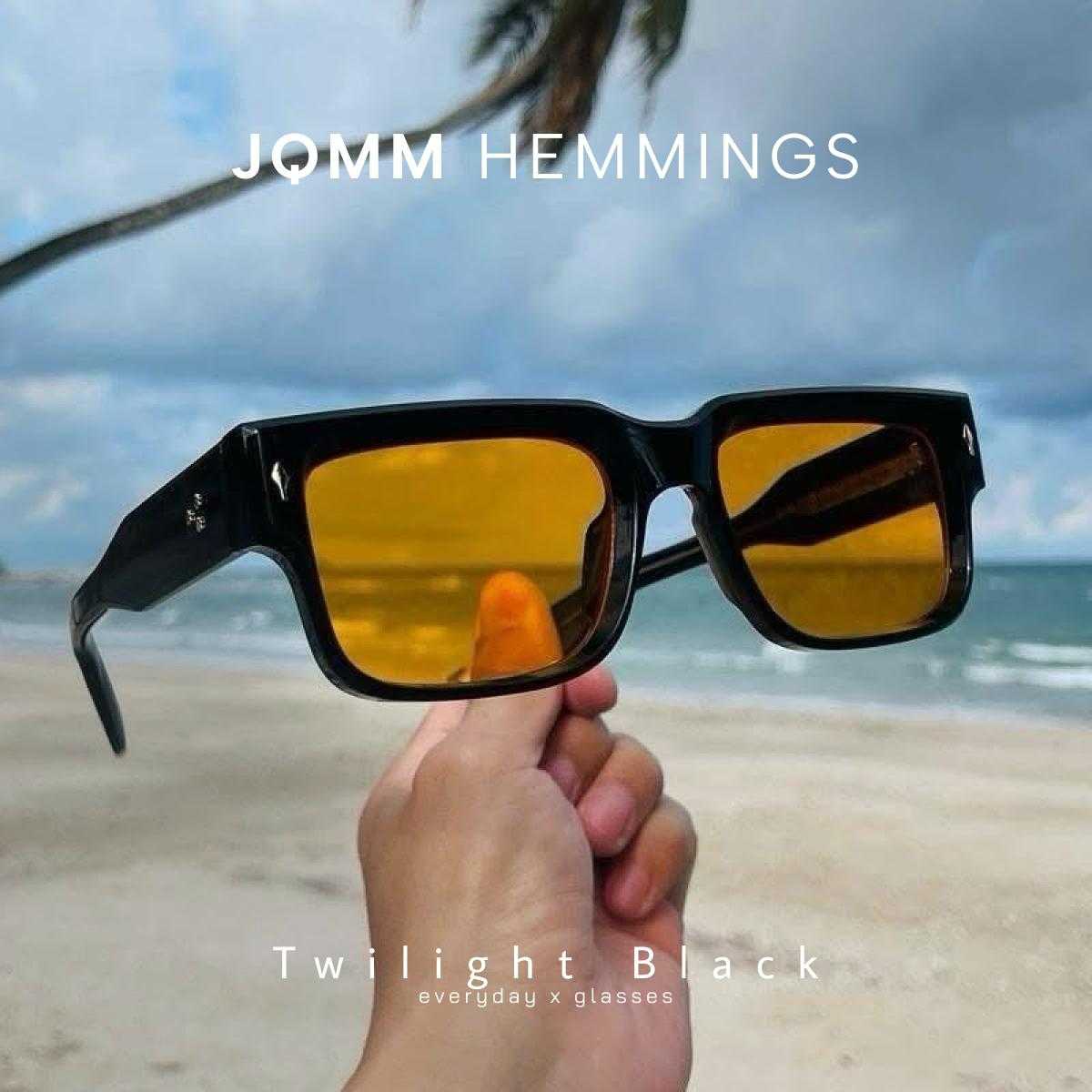 JQMM HEMMINGS แว่นกันแดด วินเทจ คอลเลคชั่น กรอบอะซิเตท หรูหรา กลิ่นอายสไตล์อังกฤษ ยุค60