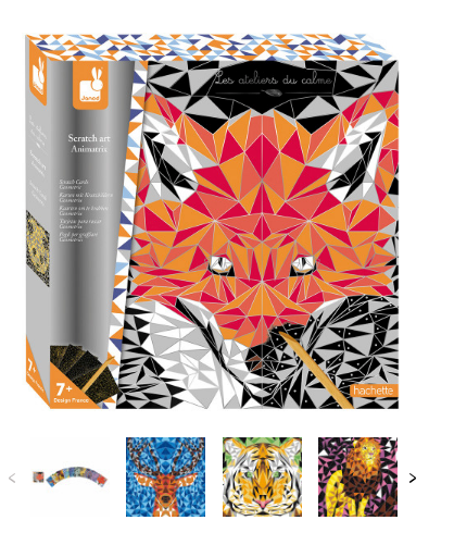 ของเล่นเด็ก 7 ปีขึ้นไป, แผ่นขูดสี JANOD Scratch Cards - Animatics (LearningWebThai ตัวแทนหลักในไทย)