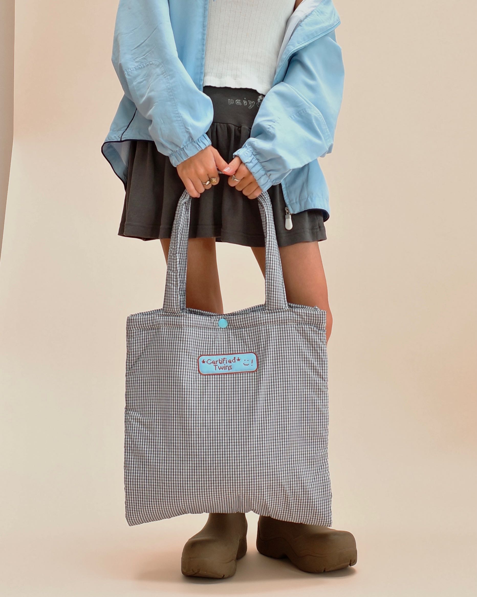 Twins bag in Black/White