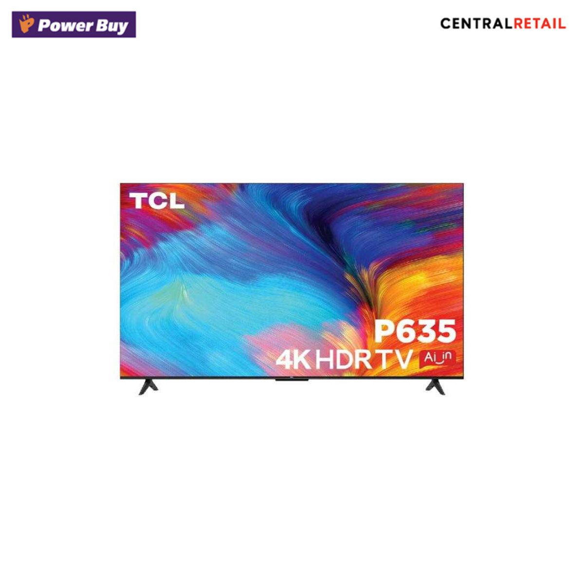 ทีวี UHD 58 นิ้ว(4K Google TV) TCL รุ่น 58P635 [289949]
