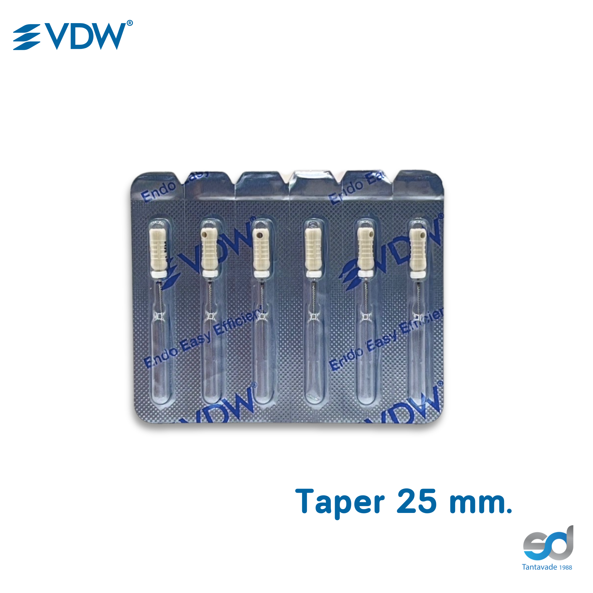 VDW C-PILOT Files 25mm. STERILE #15 (6pcs.)