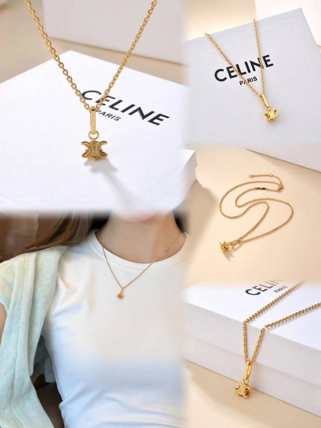 (N135)สร้อยคอ celine งานท้อปเกรดดดด🔥