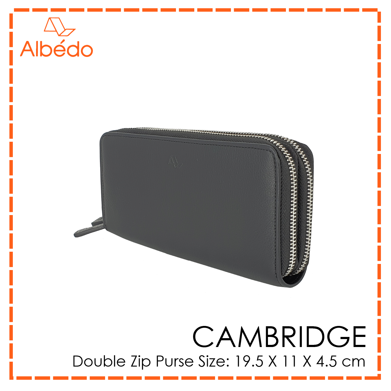 CAMBRIDGE DOUBLE ZIP PURSE-CB04199