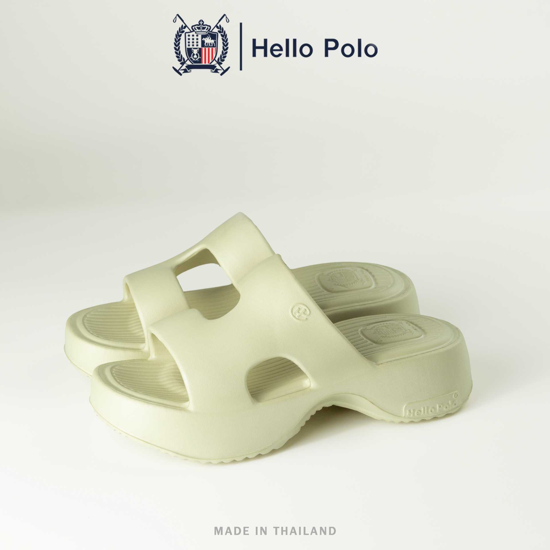 Hello Polo รองเท้าแตะสวมแฟชั่นผู้หญิง ใส่สบาย  EVA ใส่ได้ทุกโอกาส Size 36-41 รุ่น HP8046