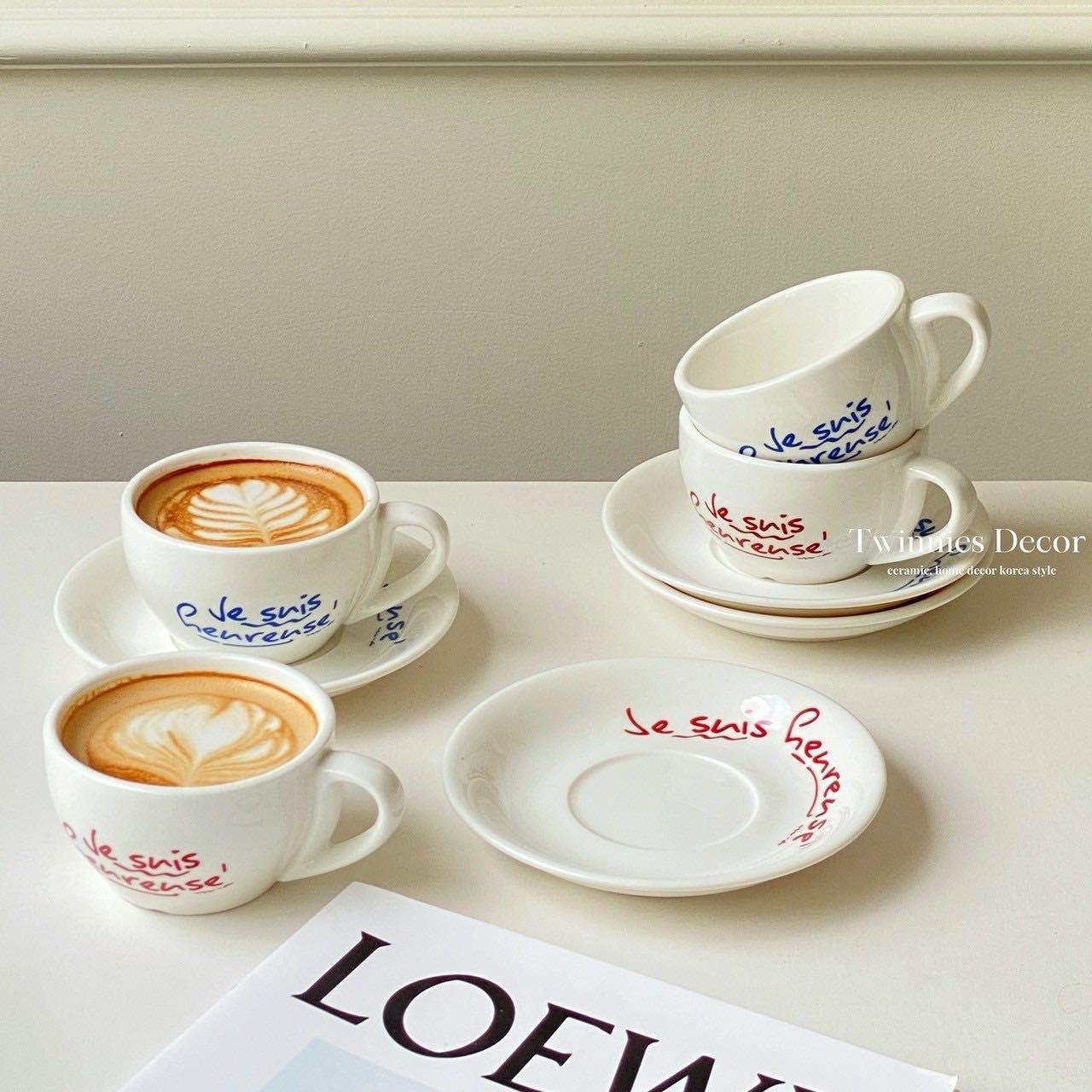  ชุดกาแฟ 𝑭𝒓𝒂𝒏𝒄𝒆 ☕️🫧 Twinnies Decor